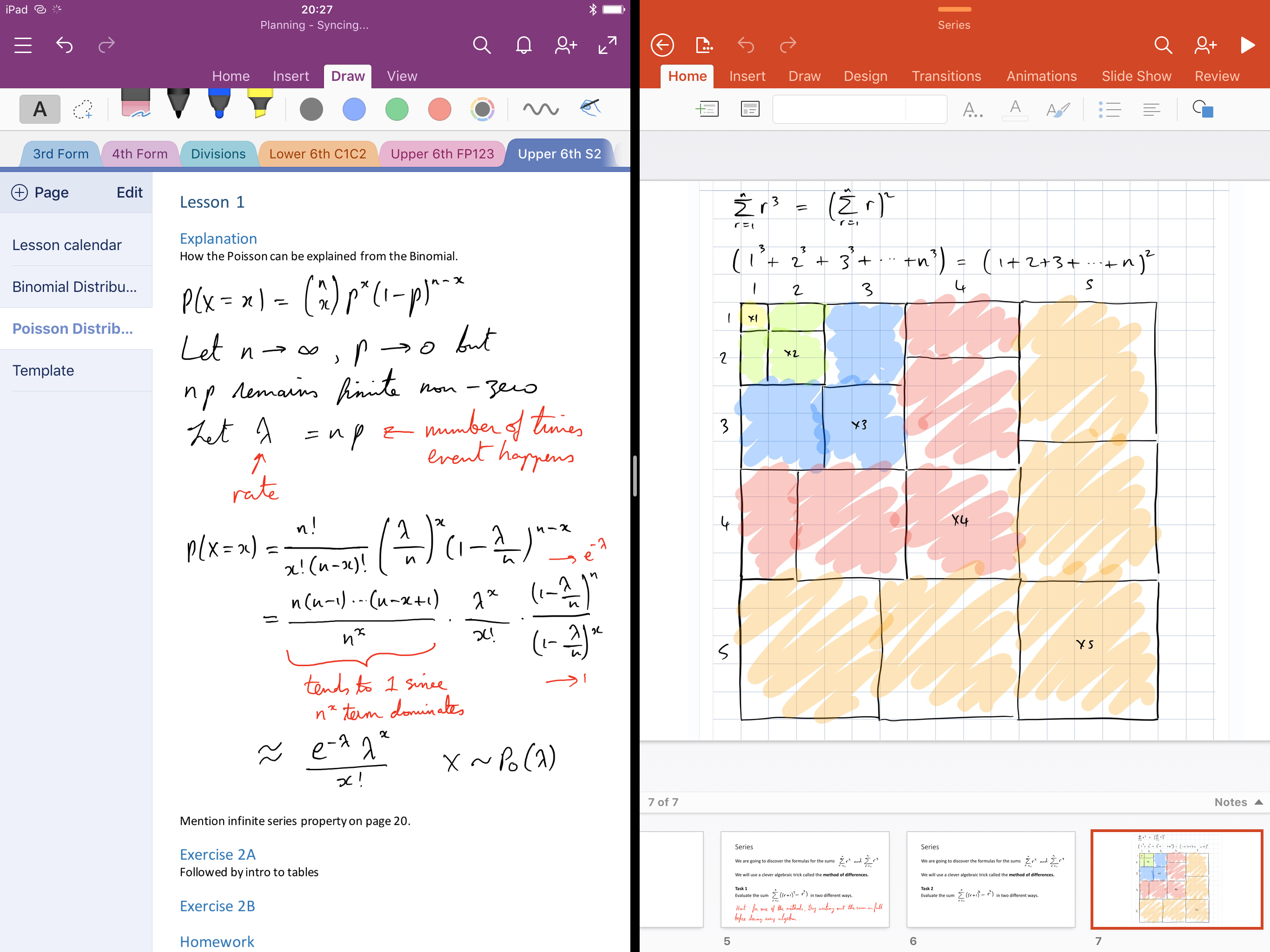 onenote on ipad with apple pencil